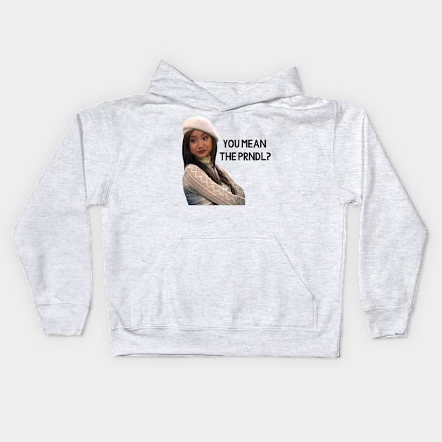 "You Mean the PRNDL?" Suite Life London Tipton Kids Hoodie by simonescha